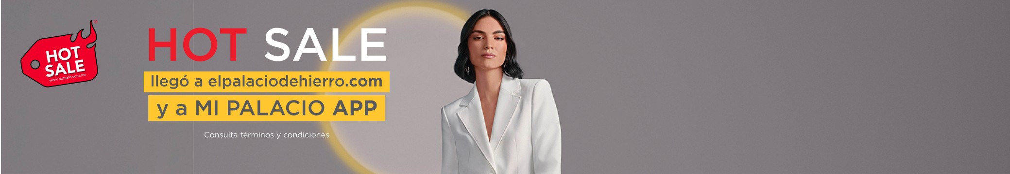 imagen de mujer con traje blanco 40% de descuento y 12 mensualidades sin intereses, Hot sale 2024