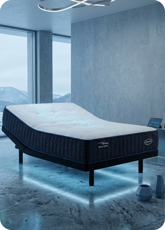 Cama con luz led debajo, Colchones, Hogar