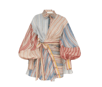 Vestido de colores claros