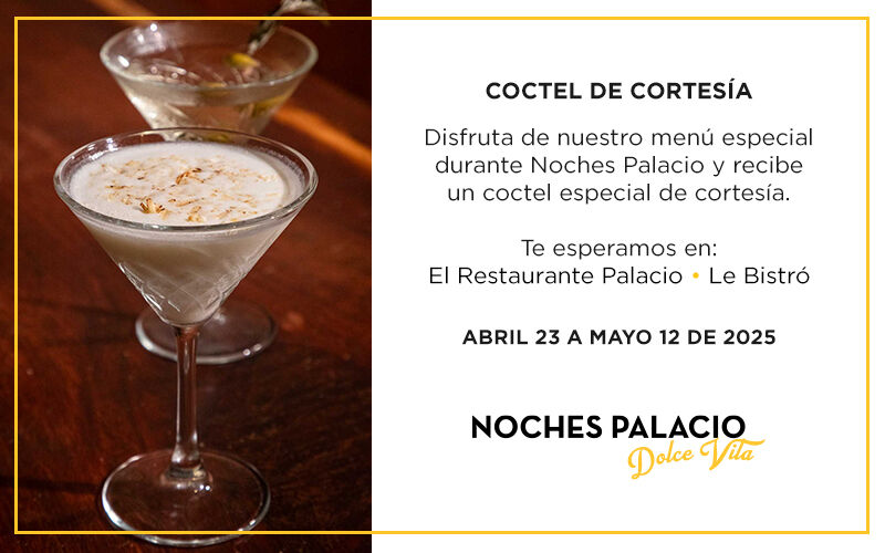 Coctel de cortesía en El Restaurante p