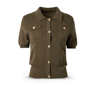 Blusa color verde olivo 