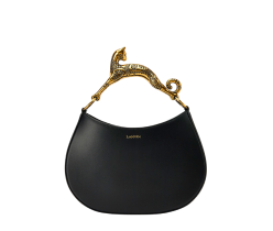 Bolso color negra con agarradera dorada Bolso color negra con agarradera dorada