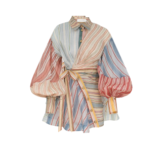 Vestido de colores claros