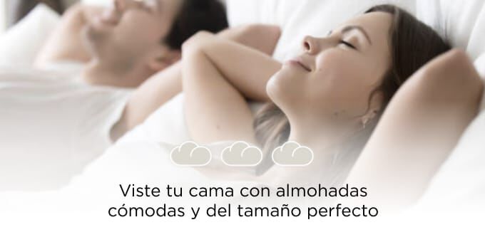 Mujer acostada, Almohadas king size