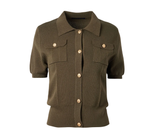 Blusa color verde olivo 