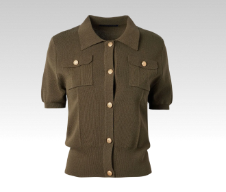 Blusa color verde olivo 