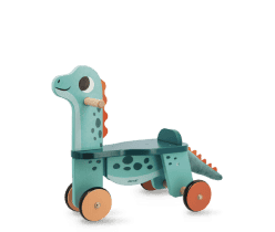 carro montable en forma de dinosaurio verde, MONTABLES