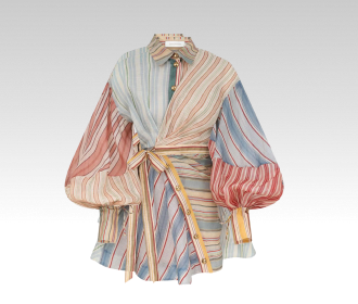Vestido de colores claros