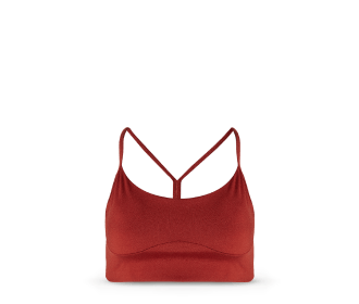 Top deportivo color rojo