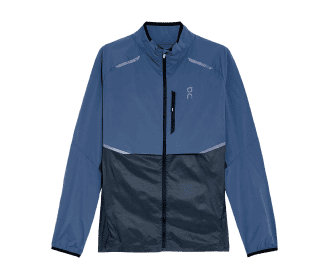 Chamarra rompevientos color azul