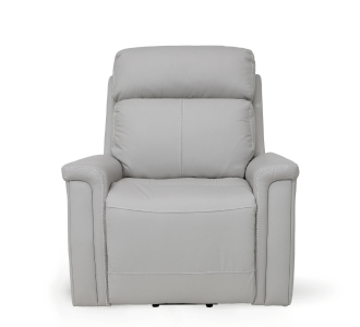 Sill&oacute;n reclinable color blanco