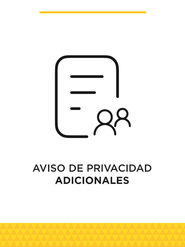 AVISO DE PRIVACIDAD - ADICIONALES