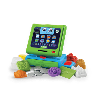 cajero automático de juguete color verde con accesorios, PREESCOLAR