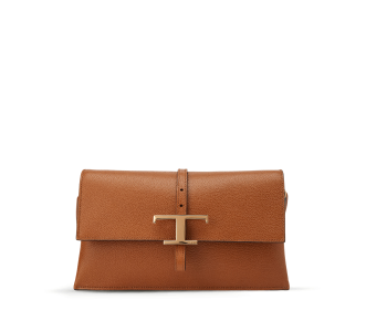 Bolso de mano color cafe