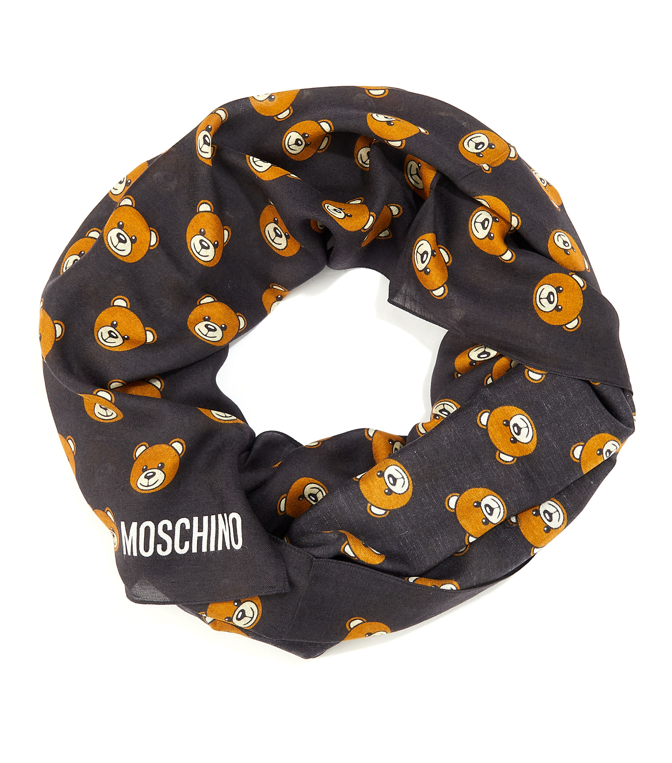 Bufanda Blanca De Moschino Para Mujer - 100% Made In Italy - Envío Rápido Con Impuestos Incluidos