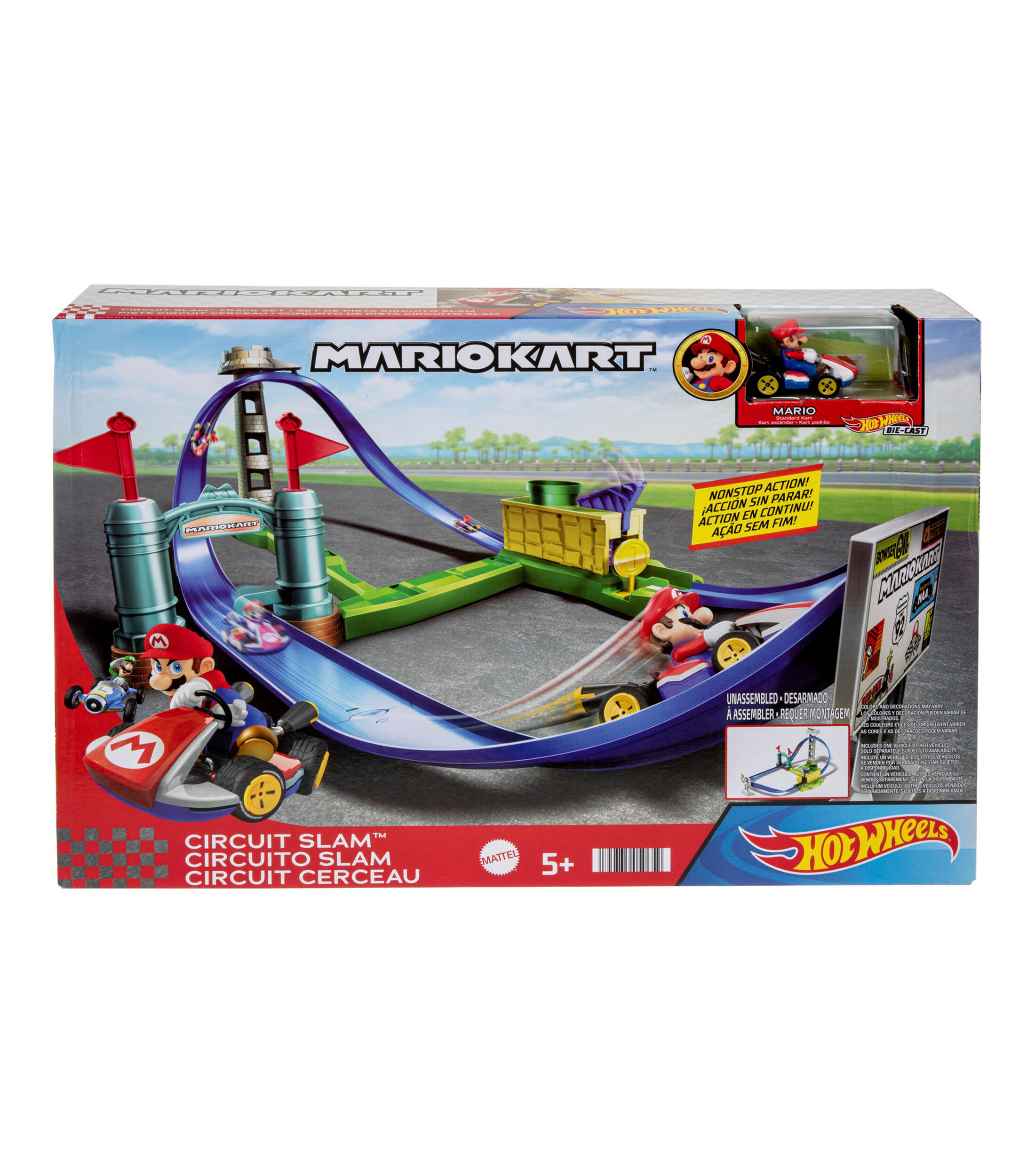 Hot Wheels Mario Kart Circuito Slam El Palacio de Hierro