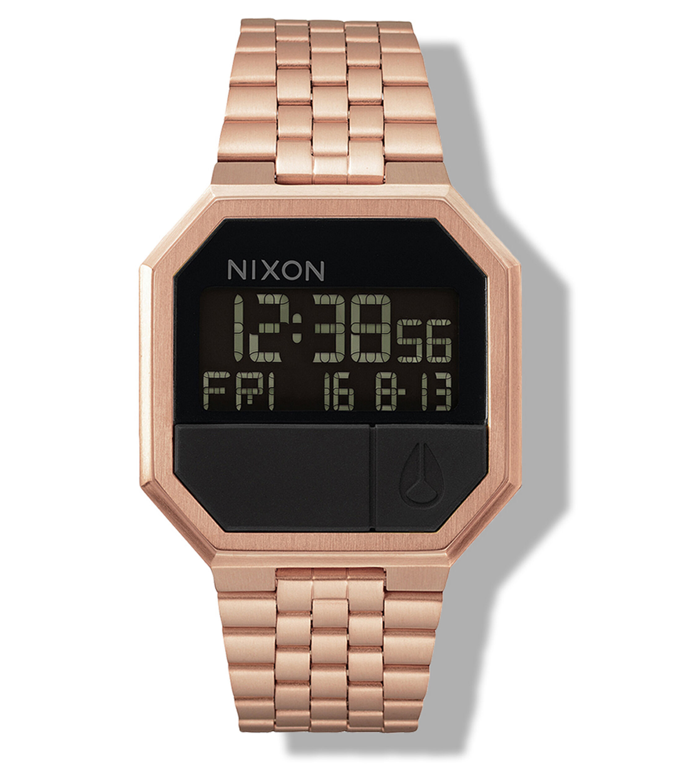 nixon rerun rose gold