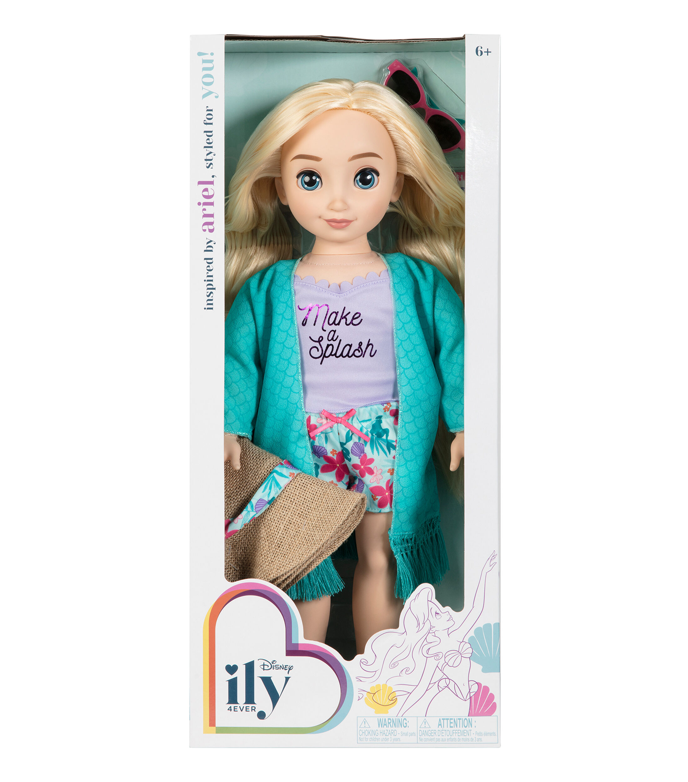 Disney 4EVER Muñeca 18" ILY Inspirada en Ariel El Palacio de Hierro