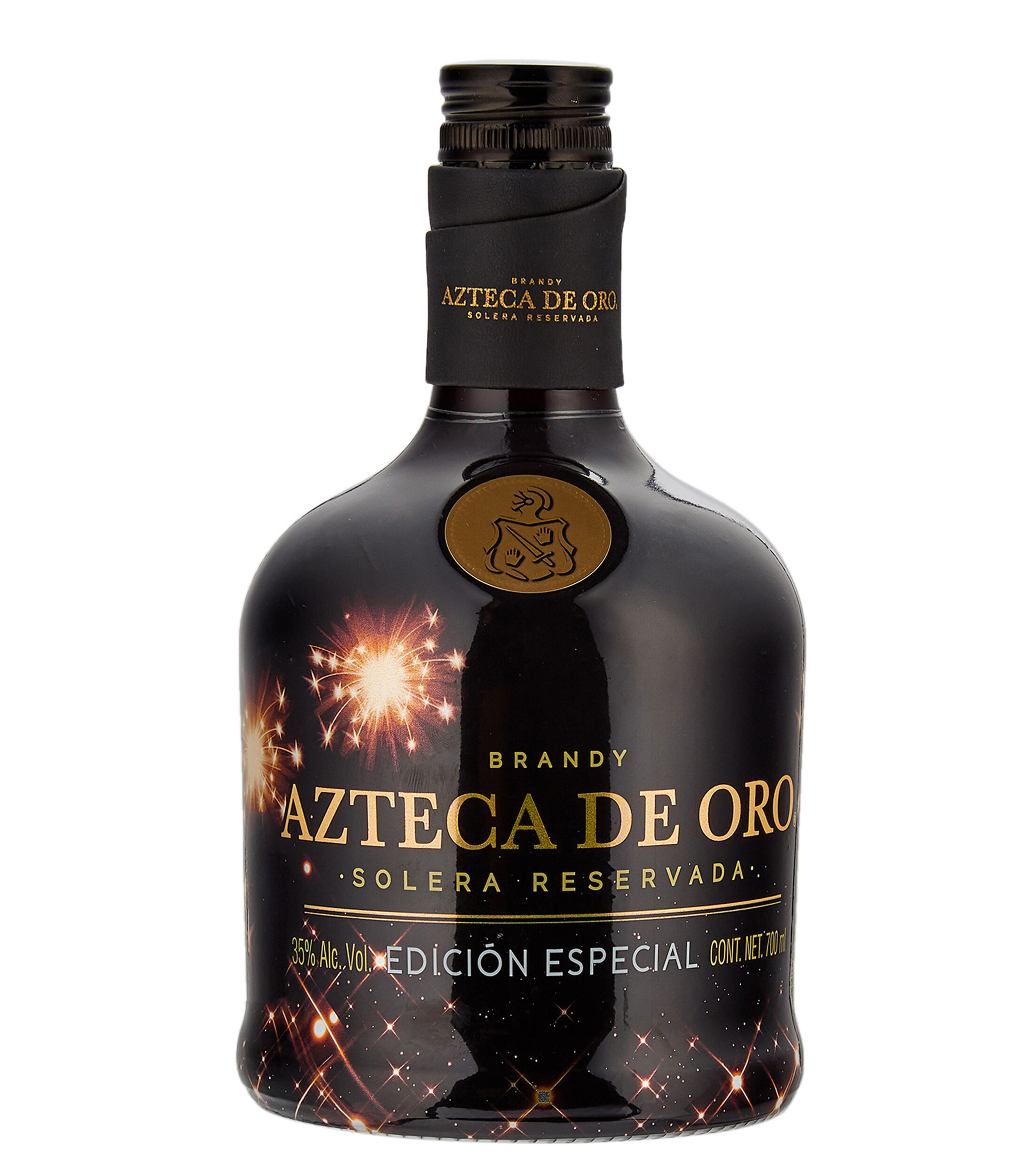 Azteca de Oro Brandy Solera Reservada Edición Especial, 700 ml - El