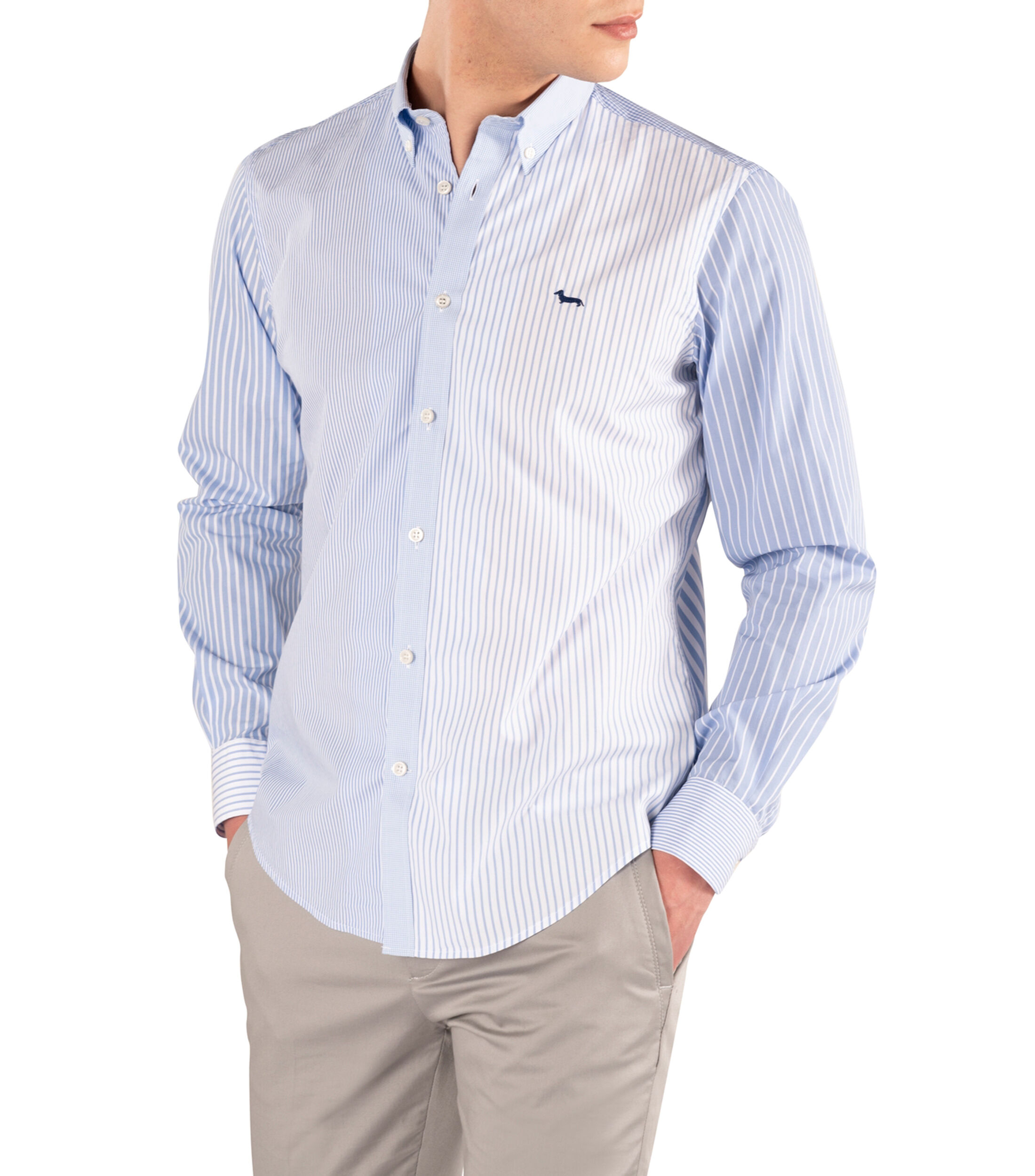 Harmont & Blaine Camisa de rayas con manga larga Hombre El Palacio de Hierro Harmont & Blaine Camisa de rayas con manga larga Hombre El Palacio de Hierro