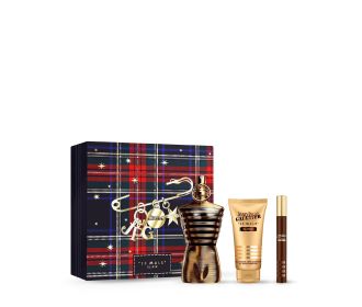 botella en forma de torzo femenino color dorado, Gift Finder, Jean Paul Gaultier