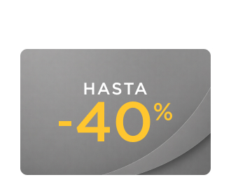 HASTA -40%