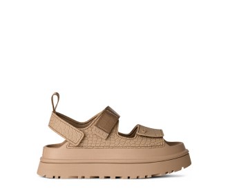 Imagen de una sandalia de color cafe para mujer