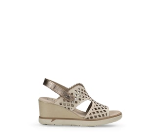 sandalia de tacon gris, Sandalias