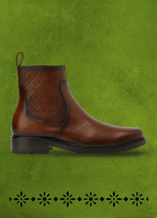 Botin de color cafe FRANCO CUADRA