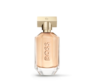 Botella rosa de locion, HUGO BOSS