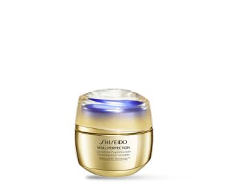 frasco dorado con azul