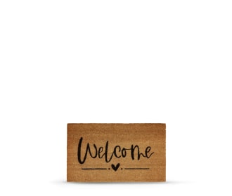 tapete cafe con letras negras WELCOME, HOGAR Hogar decoracion Tapetes