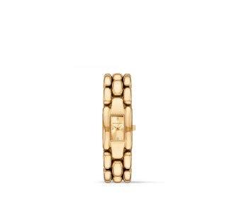 Imagen de un reloj plateado
