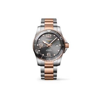 reloj plateado con extensible plateado con rosa, LONGINES
