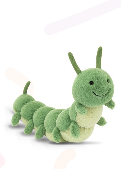 gusano de peluche Jellycat