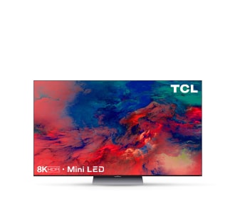 Imagen de una pantalla de la marca TCL con humo azul y rojo, Electrónica, PLP TV y Video