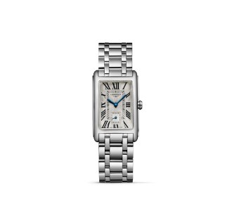 Reloj plateado rectangular, LONGINES