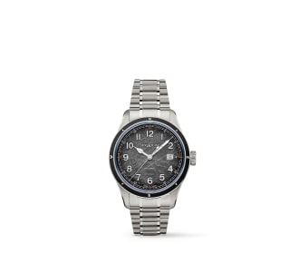 Imagen de reloj plateada