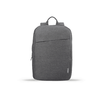 mochila color gris, LENOVO