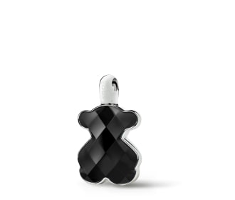 Frasco de perfume con forma de oso color negro, TOUS
