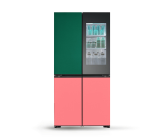 refigerador verde con rosa, LG LINEA BLANCA