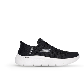 Teni negro con blanco, SKECHERS