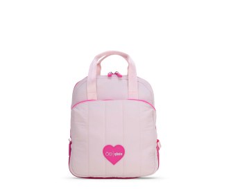 mochila rosa con corazon, CLOE