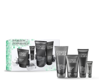 Imagen de botellas de crema negras, CLINIQUE