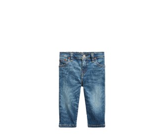 pantalon azul, BEBES MODA ROPA