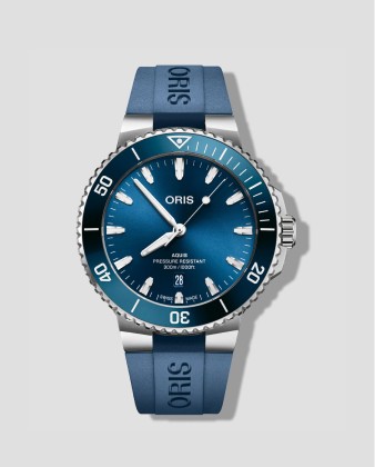 reloj azul Oris