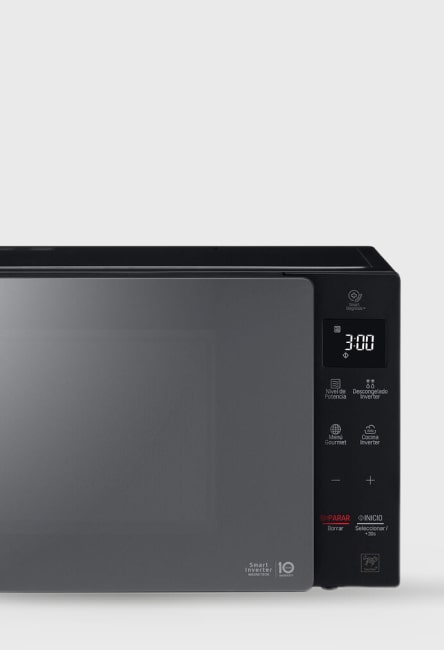 horno de microondas  negro Microondas