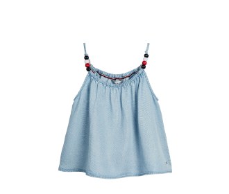 blusa azul de tirantes, Ropa Niñas