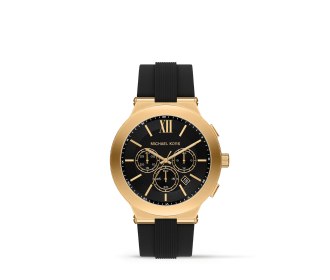 reloj plateado de caratula negra Relojes hombre Michael Kors relojes