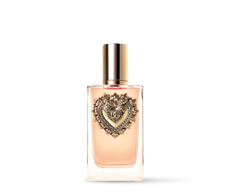 perfume con tapa y logotipo de la marca dorados, REGALOS